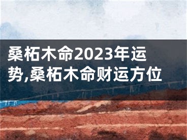 桑柘木命2023年运势,桑柘木命财运方位