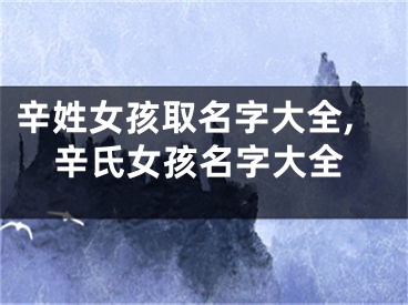 辛姓女孩取名字大全,辛氏女孩名字大全