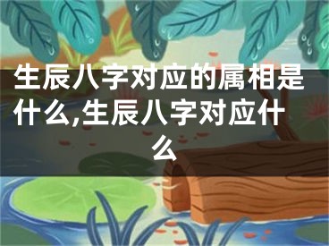 生辰八字对应的属相是什么,生辰八字对应什么