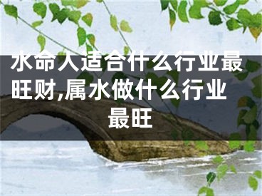 水命人适合什么行业最旺财,属水做什么行业最旺