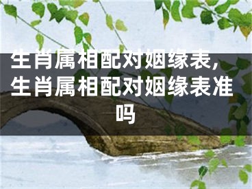 生肖属相配对姻缘表,生肖属相配对姻缘表准吗
