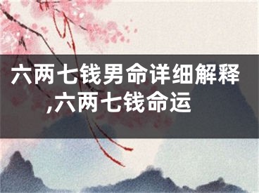 六两七钱男命详细解释,六两七钱命运