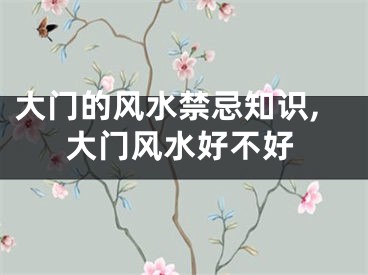 大门的风水禁忌知识,大门风水好不好