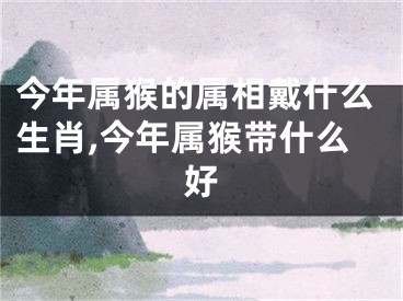 今年属猴的属相戴什么生肖,今年属猴带什么好