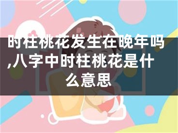 时柱桃花发生在晚年吗,八字中时柱桃花是什么意思
