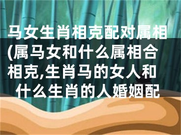 马女生肖相克配对属相(属马女和什么属相合相克,生肖马的女人和什么生肖的人婚姻配