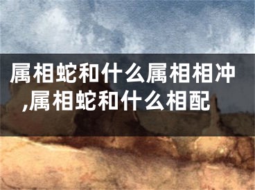 属相蛇和什么属相相冲,属相蛇和什么相配