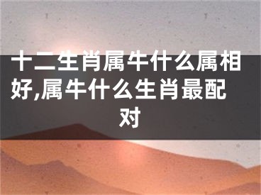十二生肖属牛什么属相好,属牛什么生肖最配对