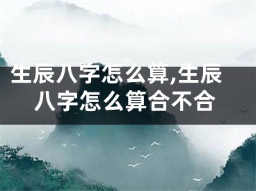 生辰八字怎么算,生辰八字怎么算合不合