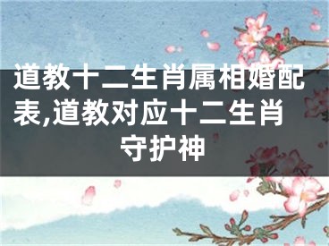 道教十二生肖属相婚配表,道教对应十二生肖守护神
