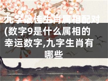 九字最佳生肖属相配对(数字9是什么属相的幸运数字,九字生肖有哪些