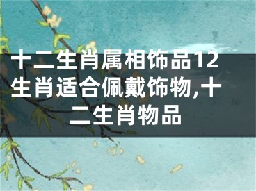 十二生肖属相饰品12生肖适合佩戴饰物,十二生肖物品