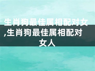 生肖狗最佳属相配对女,生肖狗最佳属相配对女人
