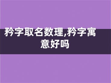 矜字取名数理,矜字寓意好吗
