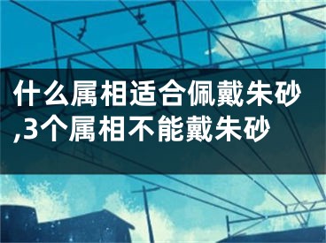 什么属相适合佩戴朱砂,3个属相不能戴朱砂