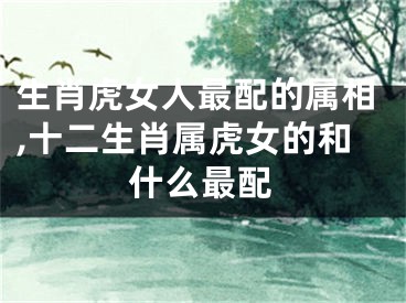 生肖虎女人最配的属相,十二生肖属虎女的和什么最配