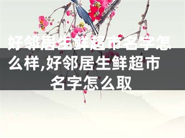 好邻居生鲜超市名字怎么样,好邻居生鲜超市名字怎么取
