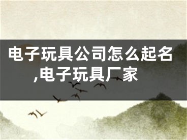 电子玩具公司怎么起名,电子玩具厂家