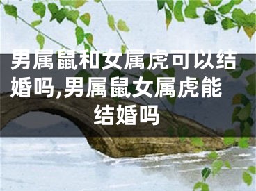 男属鼠和女属虎可以结婚吗,男属鼠女属虎能结婚吗