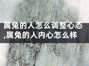 属兔的人怎么调整心态,属兔的人内心怎么样