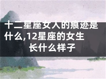 十二星座女人的痕迹是什么,12星座的女生长什么样子