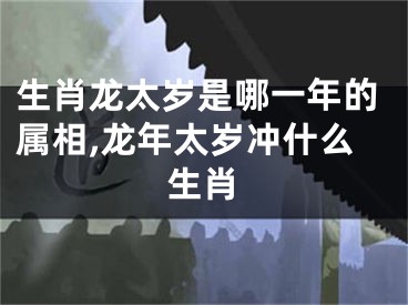 生肖龙太岁是哪一年的属相,龙年太岁冲什么生肖