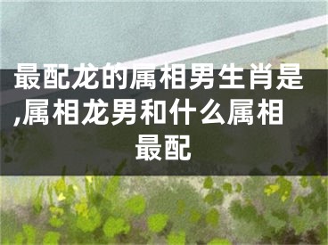 最配龙的属相男生肖是,属相龙男和什么属相最配