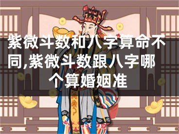 紫微斗数和八字算命不同,紫微斗数跟八字哪个算婚姻准