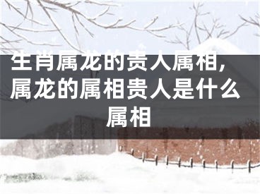生肖属龙的贵人属相,属龙的属相贵人是什么属相