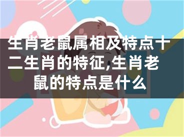 生肖老鼠属相及特点十二生肖的特征,生肖老鼠的特点是什么