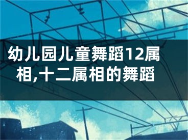 幼儿园儿童舞蹈12属相,十二属相的舞蹈