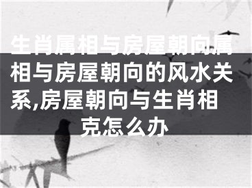 生肖属相与房屋朝向属相与房屋朝向的风水关系,房屋朝向与生肖相克怎么办