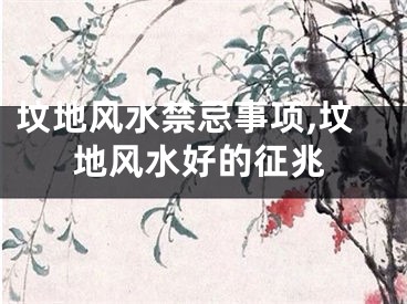坟地风水禁忌事项,坟地风水好的征兆