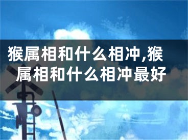 猴属相和什么相冲,猴属相和什么相冲最好
