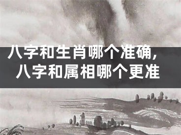 八字和生肖哪个准确,八字和属相哪个更准