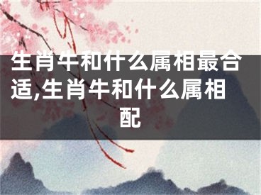 生肖牛和什么属相最合适,生肖牛和什么属相配