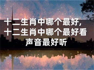 十二生肖中哪个最好,十二生肖中哪个最好看声音最好听
