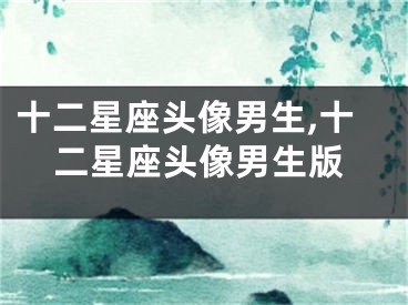 十二星座头像男生,十二星座头像男生版