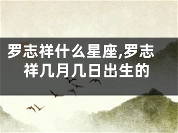 罗志祥什么星座,罗志祥几月几日出生的