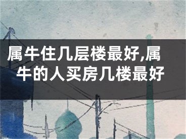 属牛住几层楼最好,属牛的人买房几楼最好