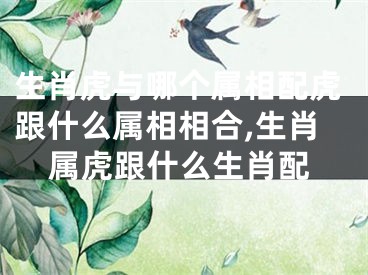 生肖虎与哪个属相配虎跟什么属相相合,生肖属虎跟什么生肖配