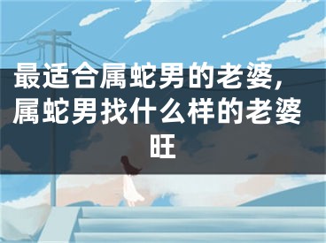 最适合属蛇男的老婆,属蛇男找什么样的老婆旺