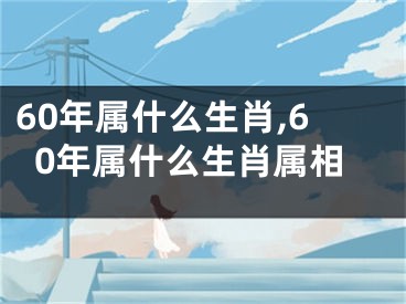 60年属什么生肖,60年属什么生肖属相