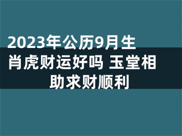 2023年公历9月生肖虎财运好吗 玉堂相助求财顺利
