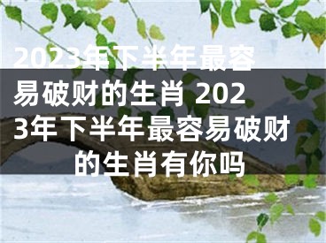 2023年下半年最容易破财的生肖 2023年下半年最容易破财的生肖有你吗