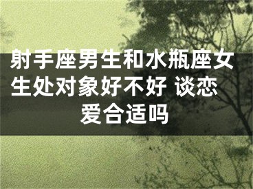 射手座男生和水瓶座女生处对象好不好 谈恋爱合适吗