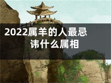 2022属羊的人最忌讳什么属相
