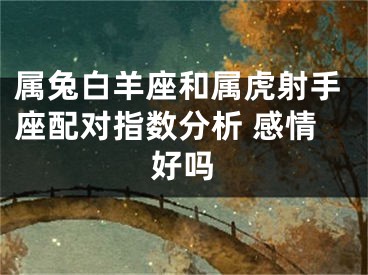 属兔白羊座和属虎射手座配对指数分析 感情好吗