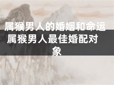 属猴男人的婚姻和命运 属猴男人最佳婚配对象