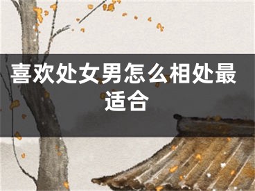 喜欢处女男怎么相处最适合